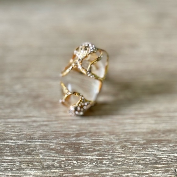 Alexis Bittar Lucite Ring size 8 - Picture 5 of 6